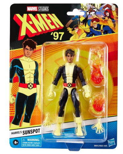 Hasbro Marvel Legends X-Men '97 Retro Card Sunspot 6" Figure
