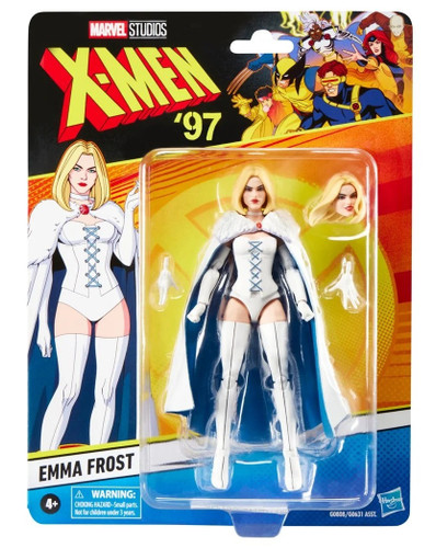 Hasbro Marvel Legends X-Men '97 Retro Card Emma Frost 6" Figure