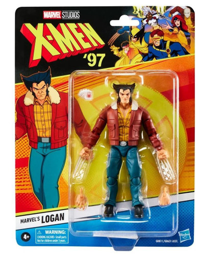  Hasbro Marvel Legends X-Men '97 Retro Card Logan 6" Figure 