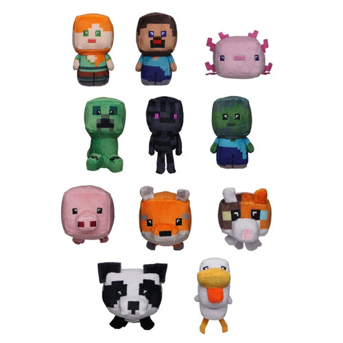 Monogram Minecraft Plush Bag Clip