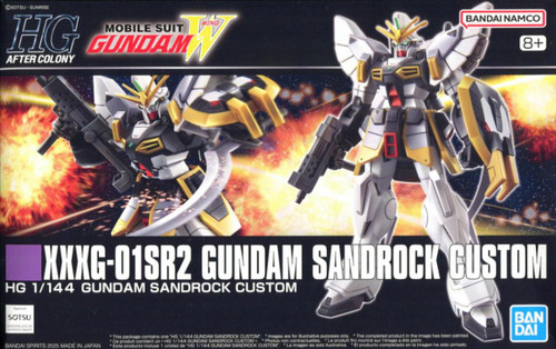  Bandai Mobile Suit Gundam Wing Sandrock Custom 1/144 Scale High Grade Model Kit 