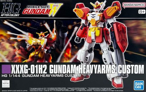  Bandai Mobile Suit Gundam Wing Heavyarms Custom 1/144 Scale High Grade Model Kit 