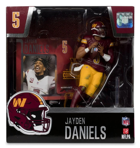 McFarlane SportsPicks 2025 NLF Washington Commanders Jayden Daniels 7" Posed Figure