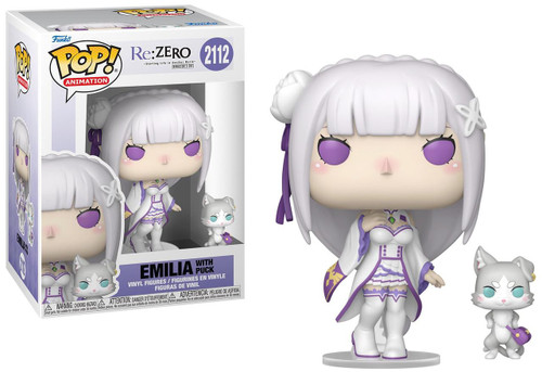  Funko Pop! Animation RE:Zero 2112 Emilia with Puck 