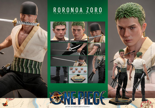 Hot Toys One Piece Roronoa Zoro 1/6 Scale Figure