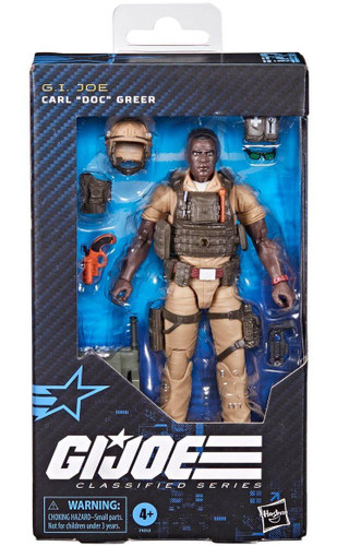  Hasbro G.I. Joe Classified Series Carl "Doc" Greer 6" Figure 