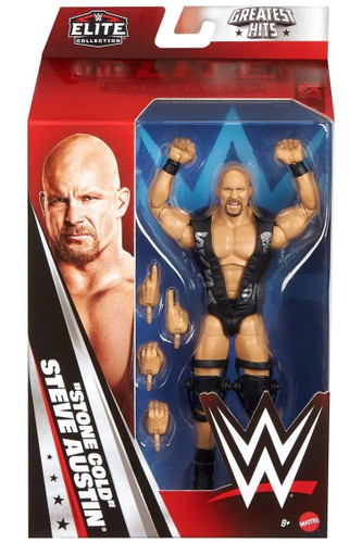 Mattel WWE Elite Collection Greatist Hits 2026 Wave 1 "Stone Cold" Steve Austin 6" Figure