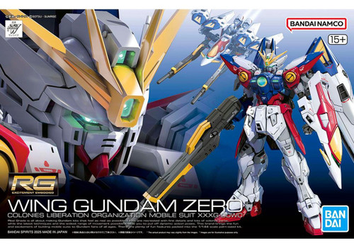  Bandai Mobile Suit Gundam Wing Gundam Wing Zero 1/144 Scale Real Grade Model Kit 