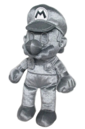 Nintendo Super Mario Bros Metal Mario 10" Plush