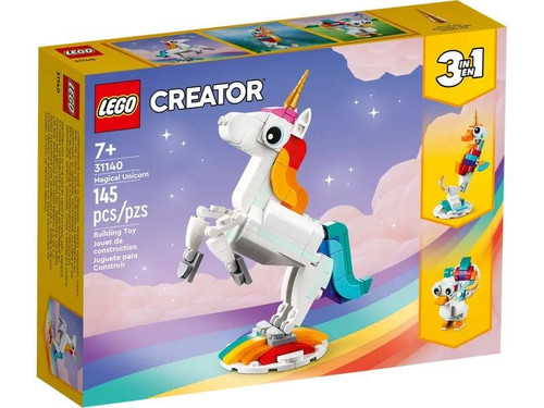  LEGO Creator 31140 3-in-1 Magical Unicorn Set 
