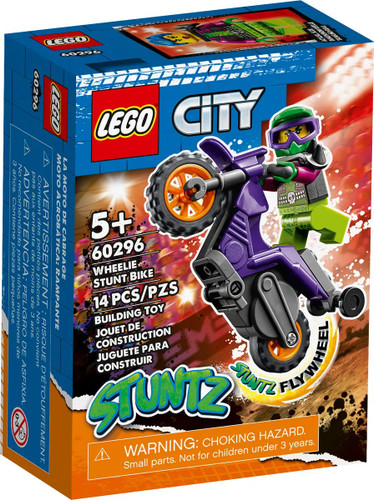 LEGO City Stuntz 60296 Wheelie Stunt Biike