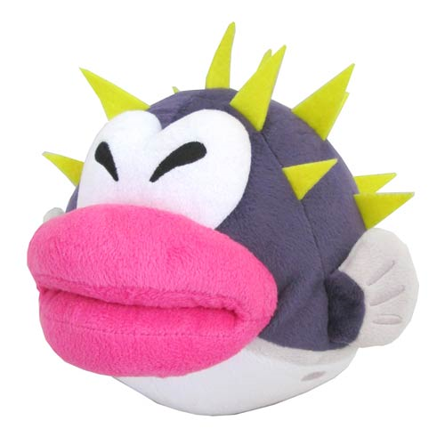 Nintendo Super Mario Bros Porcupuffer 7" Plush