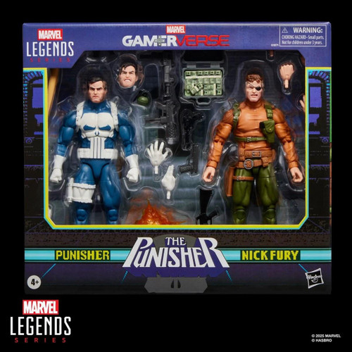  Hasbro Marvel Legends Gamerverse The Punisher & Nick Fury 6" Figure 2-Pack 