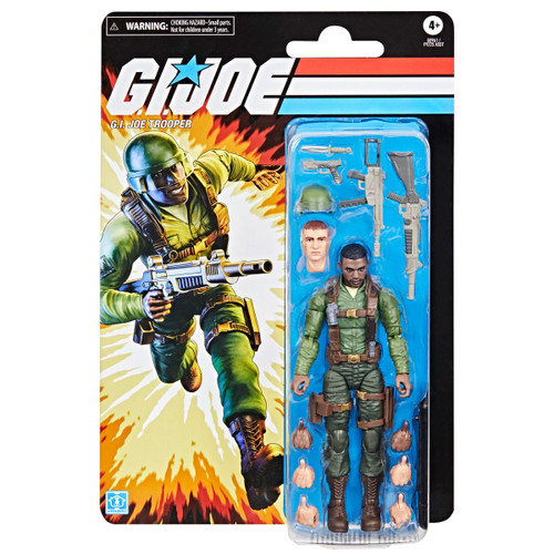 Hasbro G.I. Joe Classified Series Retro Card G.I. Joe Trooper 6" Figure