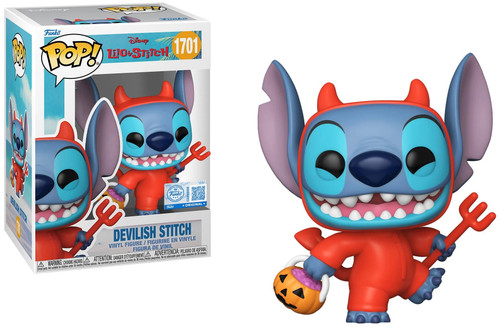 Funko Pop! Disney Lilo & Stitch 1701 Devilish Stitch (Entertainment Earth Exclusive)