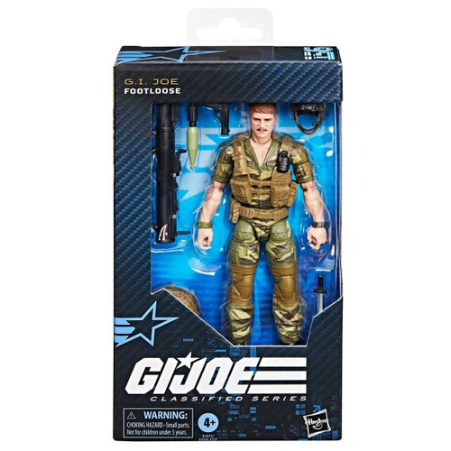  Hasbro G.I. Joe Classified Series #156 Footloose 6" Figure 