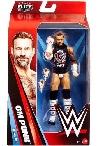  Mattel WWE Elite Collection Series 121 CM Punk 6" Figure 