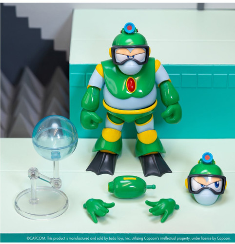 Jada Mega Man Bubble Man Deluxe 1/12 Scale Figure