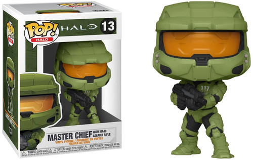  Funko Pop! Halo 13 Master Chief With MA40 Assualt Rifle 
