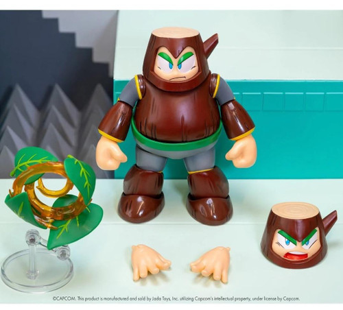  Jada Mega Man Wood Man Deluxe 1/12 Scale Figure 