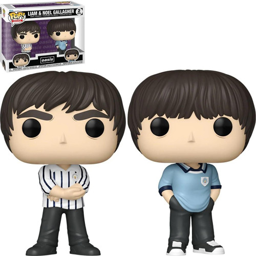  Funko Pop! Rocks Oasis Liam and Noel Gallagher 2 Pack 