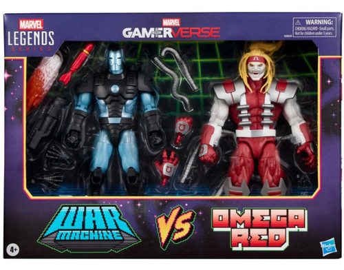 Hasbro Marvel Legends Gamerverse War Machine vs Omega Red 6" Figure 2-Pack