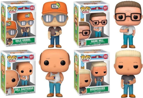  Funko Pop! Animation King of the Hill 4 Figure Set 