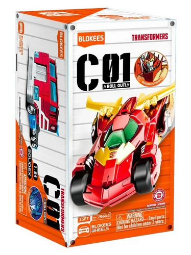 Blokees Wheels Transformers C01 Roll Out! Blind Box Single Model Kit