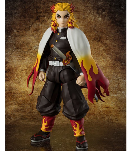 Bandai S.H. Figuarts Demon Slayer: Kimetsu No Yaiba Kyojuro Rengoku Figure