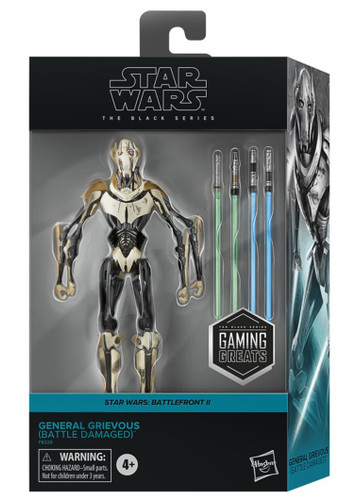 Hasbro Star Wars The Black Series Gaming Greats #25 General Grievous (Battle Damaged) 6" Figure