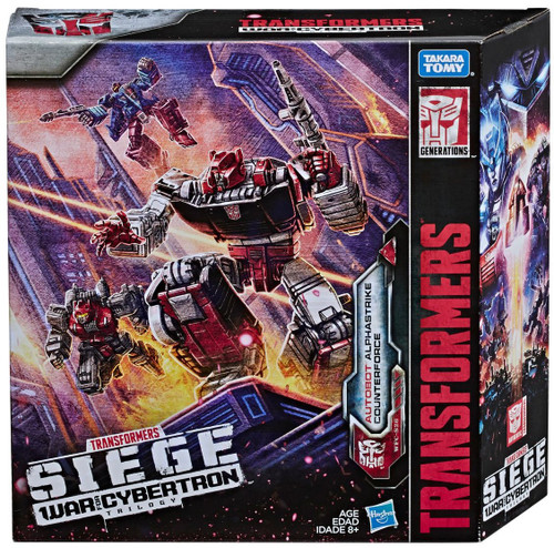 Hasbro Transformers Siege Deluxe Class WFC-S26 Autobot Alphastrike Counterforce 3-Pack