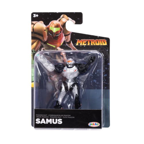 Jakks Pacific Nintendo Metroid 2.5" Samus Gravity Suit Figure