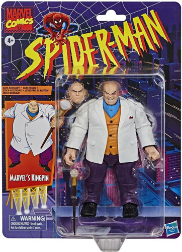  Hasbro Marvel Legends Spider-Man Retro Collection Kingpin Deluxe 6" Figure 