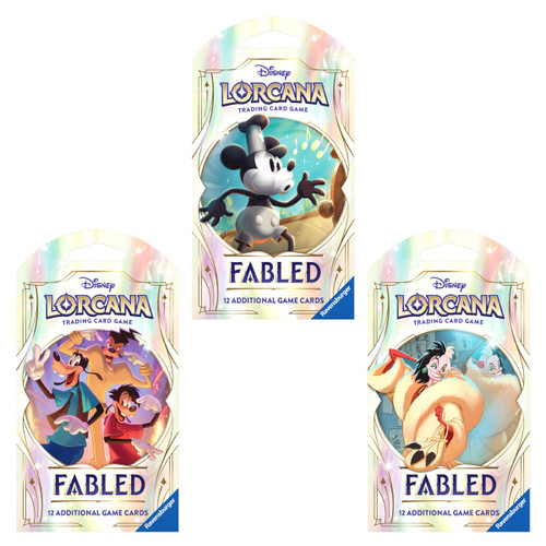Ravensburger Disney Lorcana Set 9 Fabled Sleeved Booster Pack