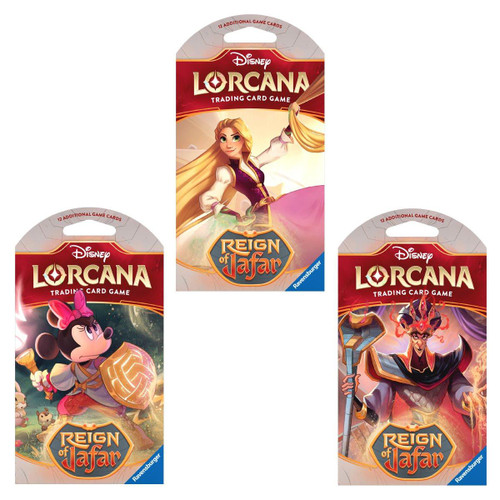  Ravensburger Disney Lorcana Set 8 Reign of Jafar Sleeved Booster Pack 
