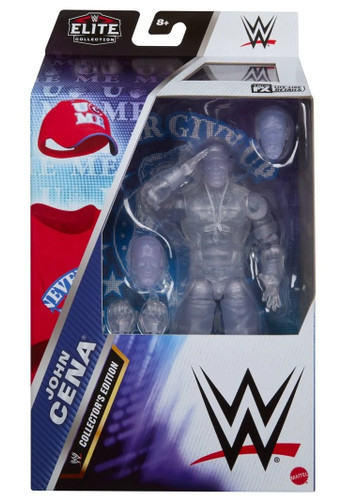 Mattel WWE Elite Collection Collector's Edition Transparent John Cena Exclusive 6" Figure