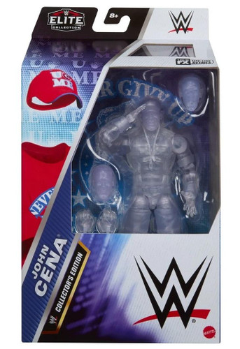  Mattel WWE Elite Collection Collector's Edition Transparent John Cena Exclusive 6" Figure 