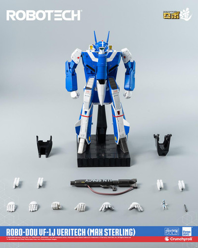  ThreeZero Robotech Robo-Dou Vf-1J Veritech Max Sterling 1/6 Scale Figure 