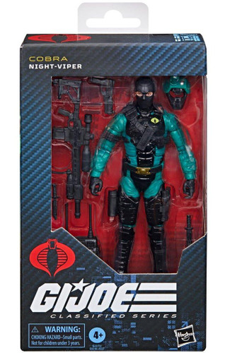  Hasbro G.I. Joe Classified Series #187 Night-Viper 6" Figure 