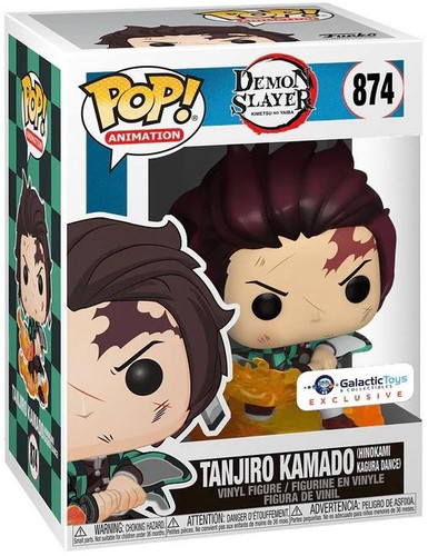  Funko Pop! Animation Demon Slayer 874 Tanjiro Galactic Toys Exclusive 