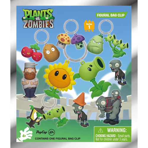 Monogram Plants vs. Zombies 3D Foam Bag Clip Single