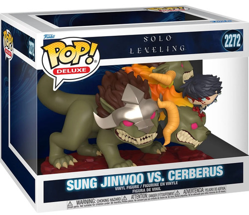 Funko Pop! Deluxe Solo Leveling 2272 Sung Jinwoo vs Cerberus