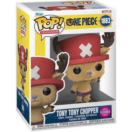  Funko Pop! Television One Piece Live Action 1883 Tony Tony Chopper (Flocked) 