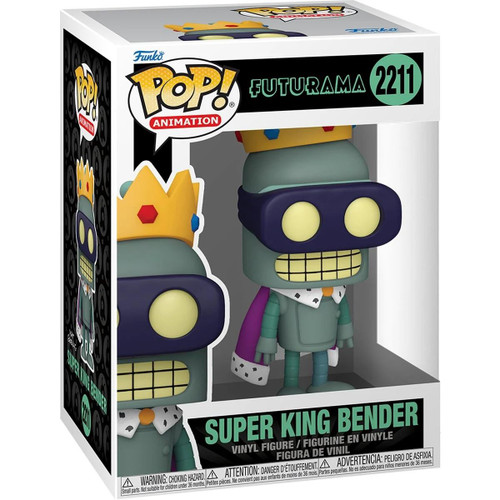  Funko Pop! Animation Futurama 2211 Super King Bender 