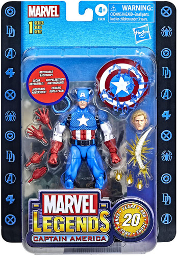 Hasbro Marvel Legends 20th Anniversary Series 1 Captain America 6" Figure