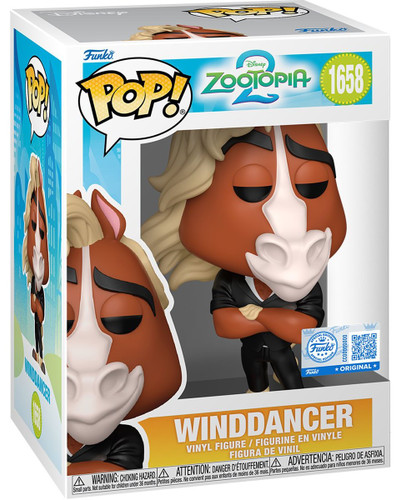 Funko Pop! Disney Zootopia 2 1658 Winddancer Specialty Series
