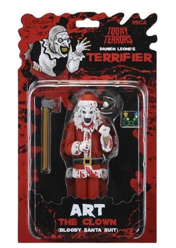  NECA Toony Terrors Terrifier 3 Art the Clown (Boody Santa Suit) 6" Figure 