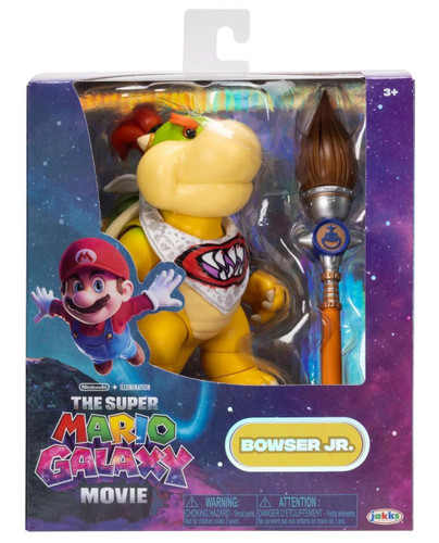  Jakks Pacific The Super Mario Galaxy Movie Wave 1 Bowser Jr 5" Figure 