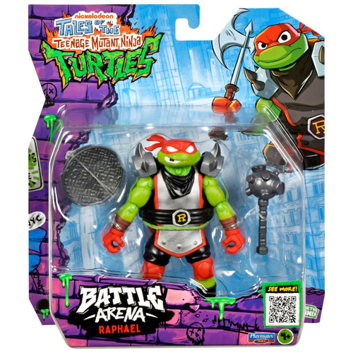 Playmates Tales of the Teenage Mutant Ninja Turtles Battle Arena Raph 4.5" Figure