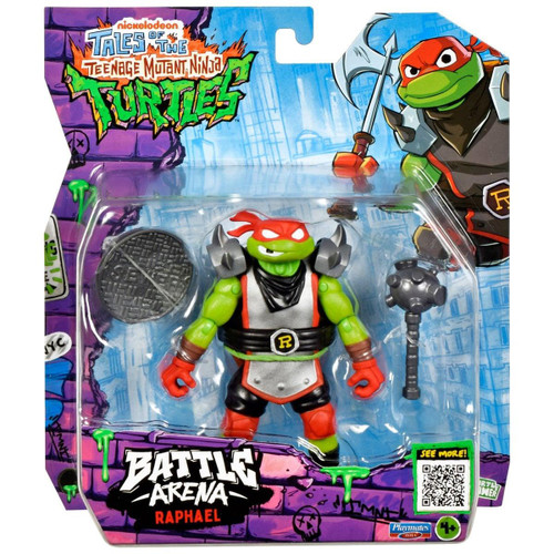  Playmates Tales of the Teenage Mutant Ninja Turtles Battle Arena Raph 4.5" Figure 